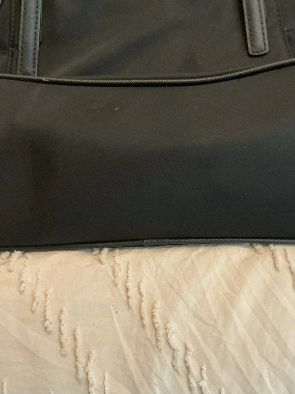 Michael Kors CORINNE Leather LG Shoulder Black Crossbody Handbag